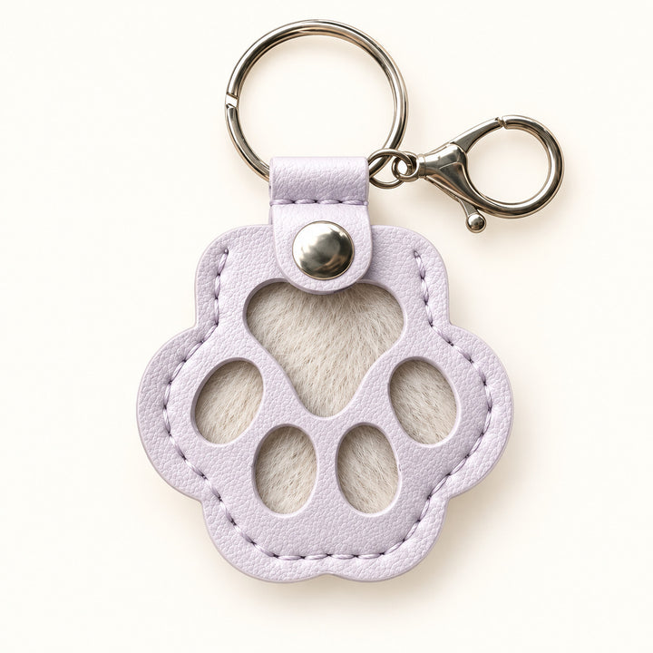 Compact Paw Fur Keepsake Keychain — image 1 of 6