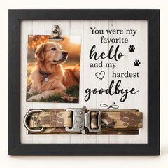 Pet Memorial Photo & Collar Display Frame — image 1 of 6