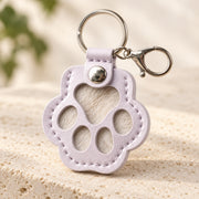 Compact Paw Fur Keepsake Keychain — image 2 of 6