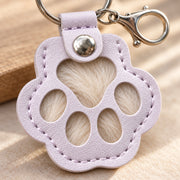 Compact Paw Fur Keepsake Keychain — image 3 of 6