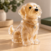 Clear Dog-Shaped Pet Hair Keepsake Box — image 2 of 6