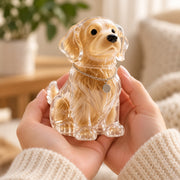Clear Dog-Shaped Pet Hair Keepsake Box — image 5 of 6