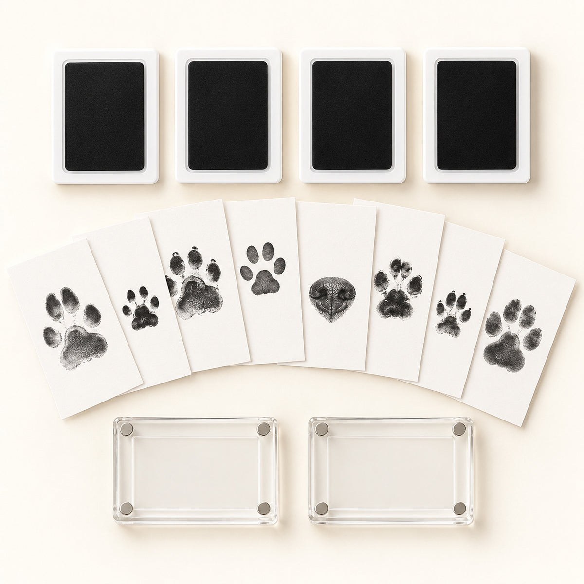 Stillwarm clean-touch paw print kit complete set