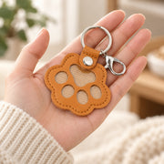 PU Leather Paw Fur Keepsake Keychain — image 5 of 6