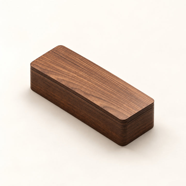 Solid Walnut Cat Whisker Keepsake Box — image 1 of 6